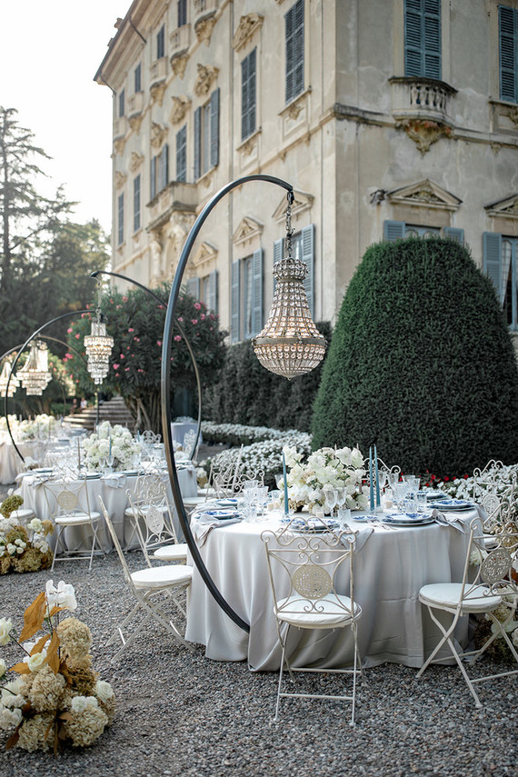 Lake Como wedding tablescape