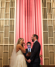 Wedding ceremony portrait