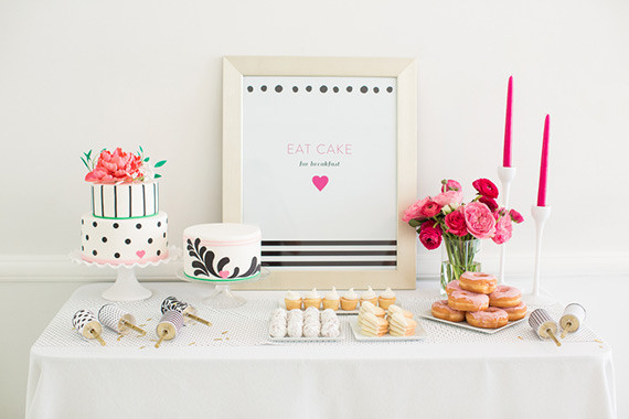 Modern bridal shower ideas | Wedding & Party Ideas | 100 Layer Cake
