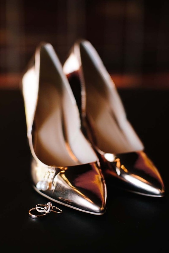 Copper wedding shoes Wedding & Party Ideas 100 Layer Cake