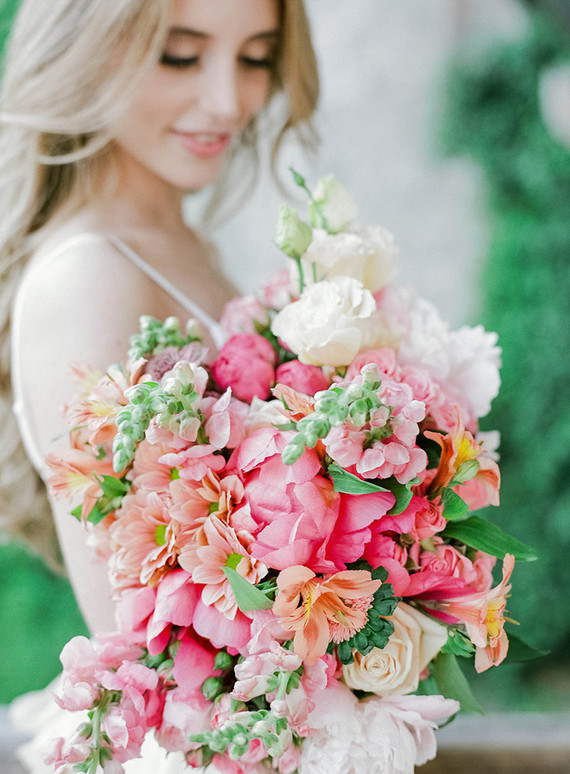 Pink spring bridal bouquet Wedding & Party Ideas 100 Layer Cake