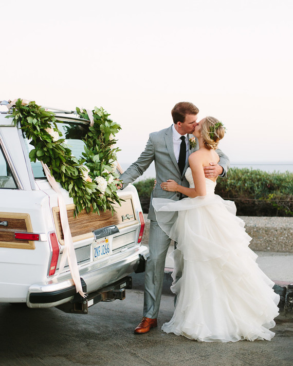 Vintage getaway car