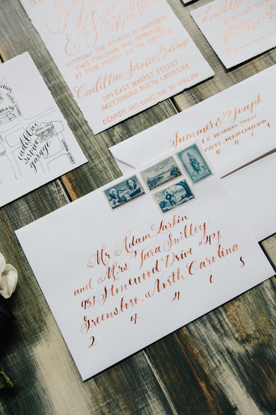 Hand lettered invitations | Wedding & Party Ideas | 100 Layer Cake
