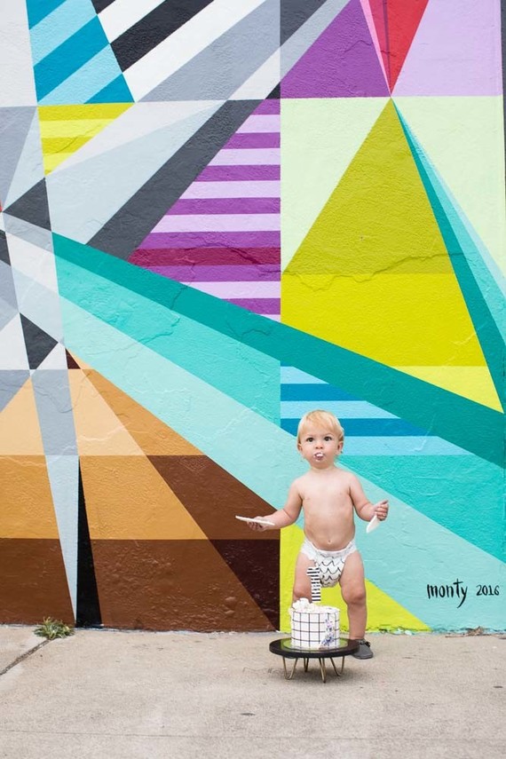 Art wall birthday photo session Wedding & Party Ideas 100 Layer Cake