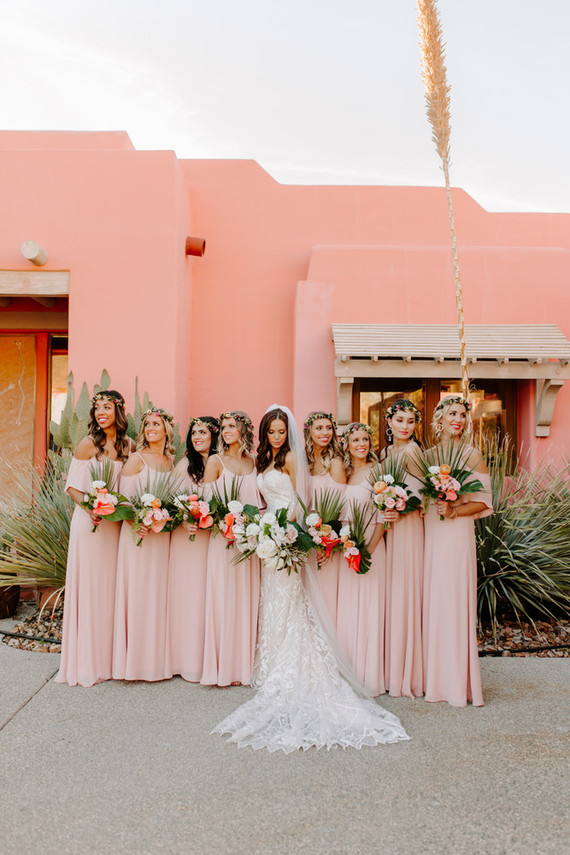 Blush bridal party Wedding & Party Ideas 100 Layer Cake