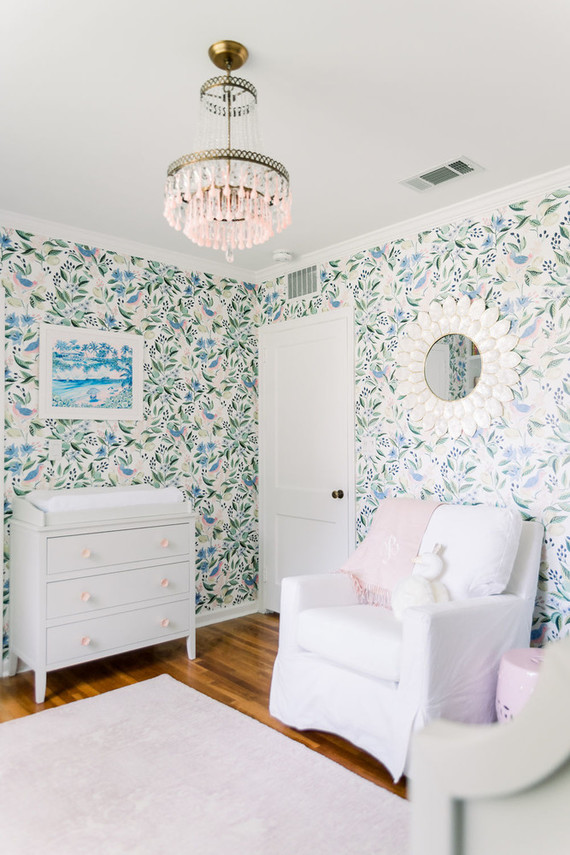 Floral nursery wallpaper Wedding & Party Ideas 100 Layer Cake